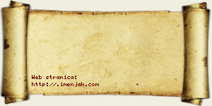 Mina Jungić vizit kartica